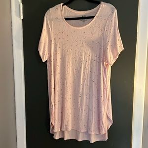 Pink shirt with confetti- 0x